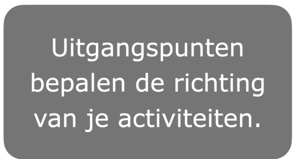 Werken vanuit uitgangspunten: introductie